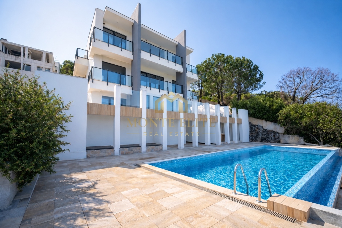 EKSKLUZIVNA VILA NA PRVOJ LINIJI MORA – KRAŠIĆI, TIVAT
